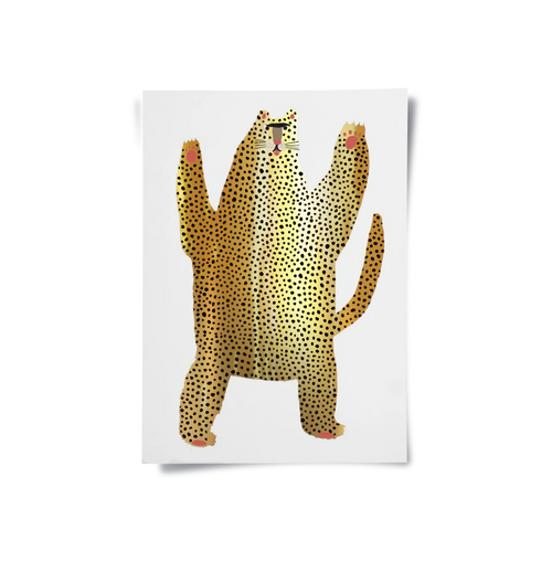 Dancing Leopard - Poster