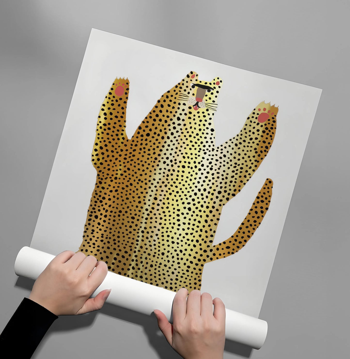 2Dancing Leopard - Poster