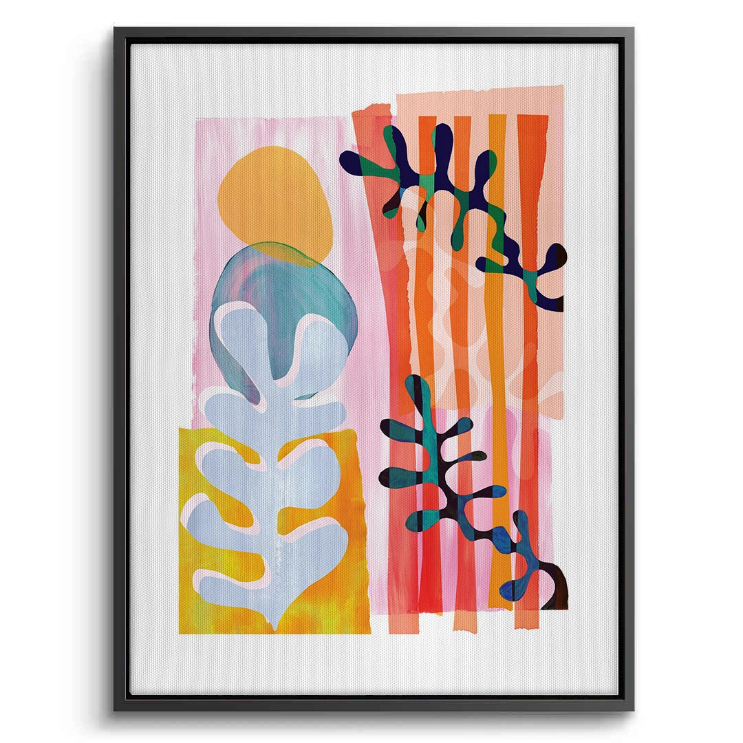 2Danish Pastel Aesthetic Abstract - Canvas