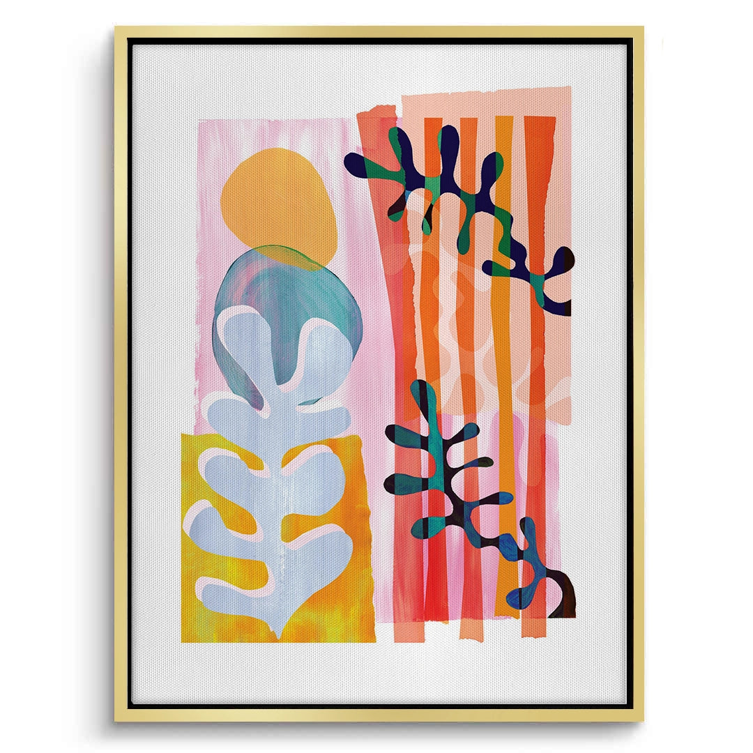 2Danish Pastel Aesthetic Abstract - Canvas