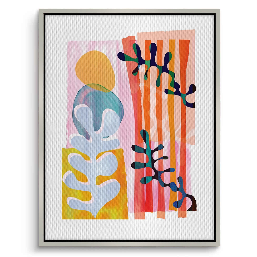 2Danish Pastel Aesthetic Abstract - Canvas