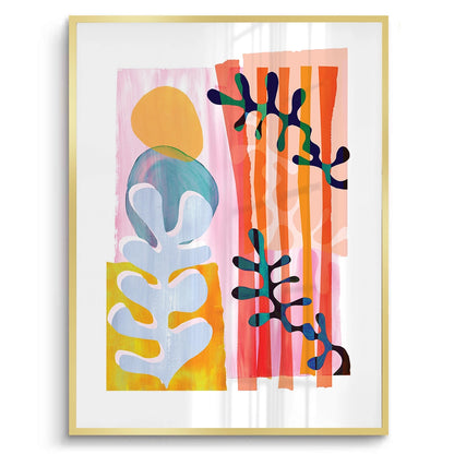 Danish Pastel Aesthetic Abstract - Fine Art