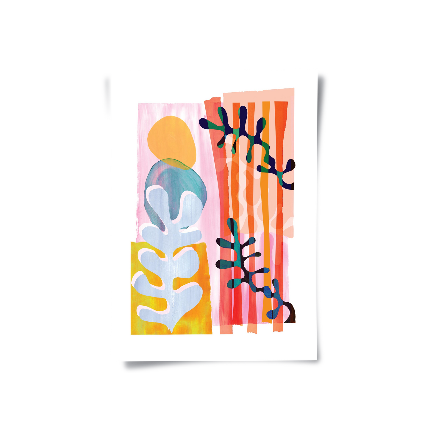 2Danish Pastel Aesthetic Abstract - Poster