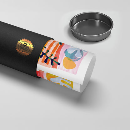 Danish Pastel Aesthetic Abstract - Poster