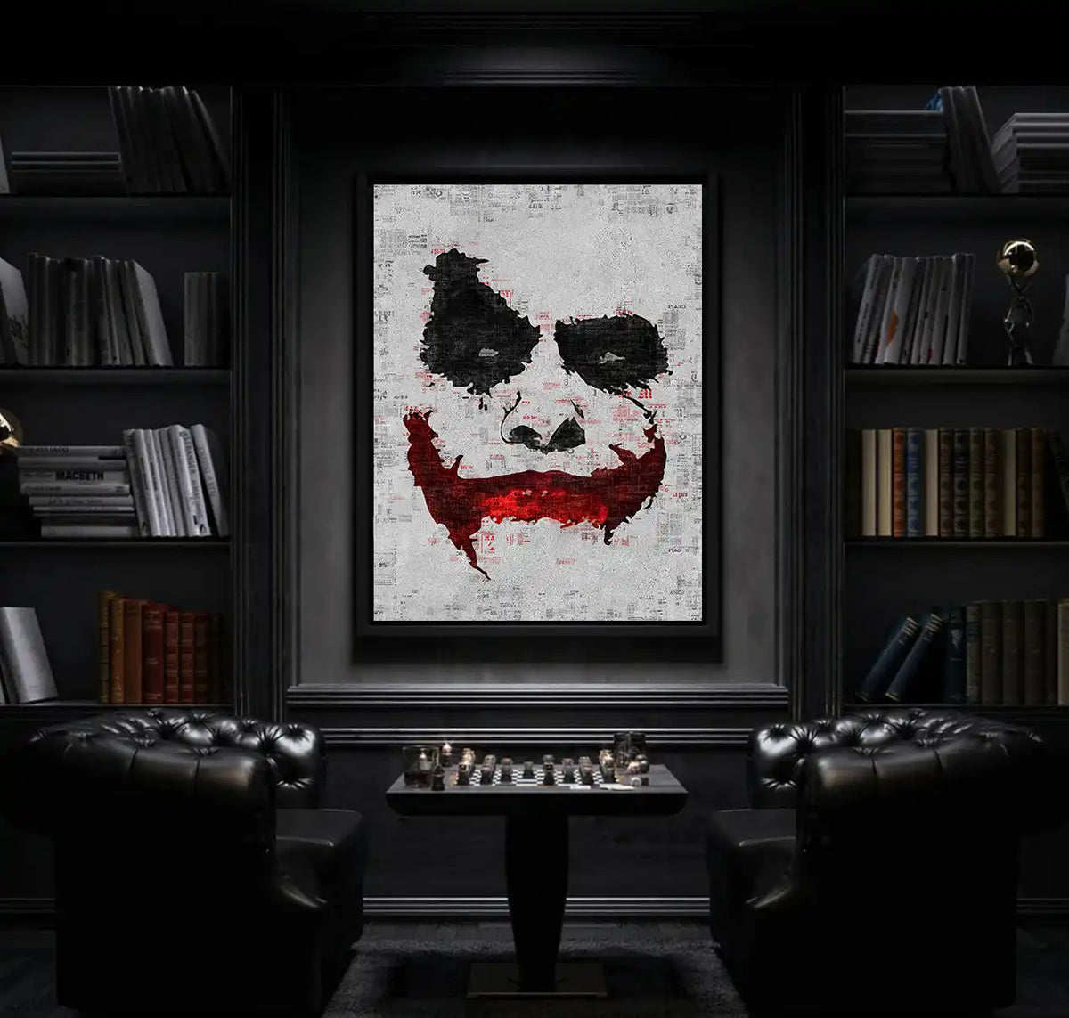 Dark Smile - Canvas - Jasmineart.ae