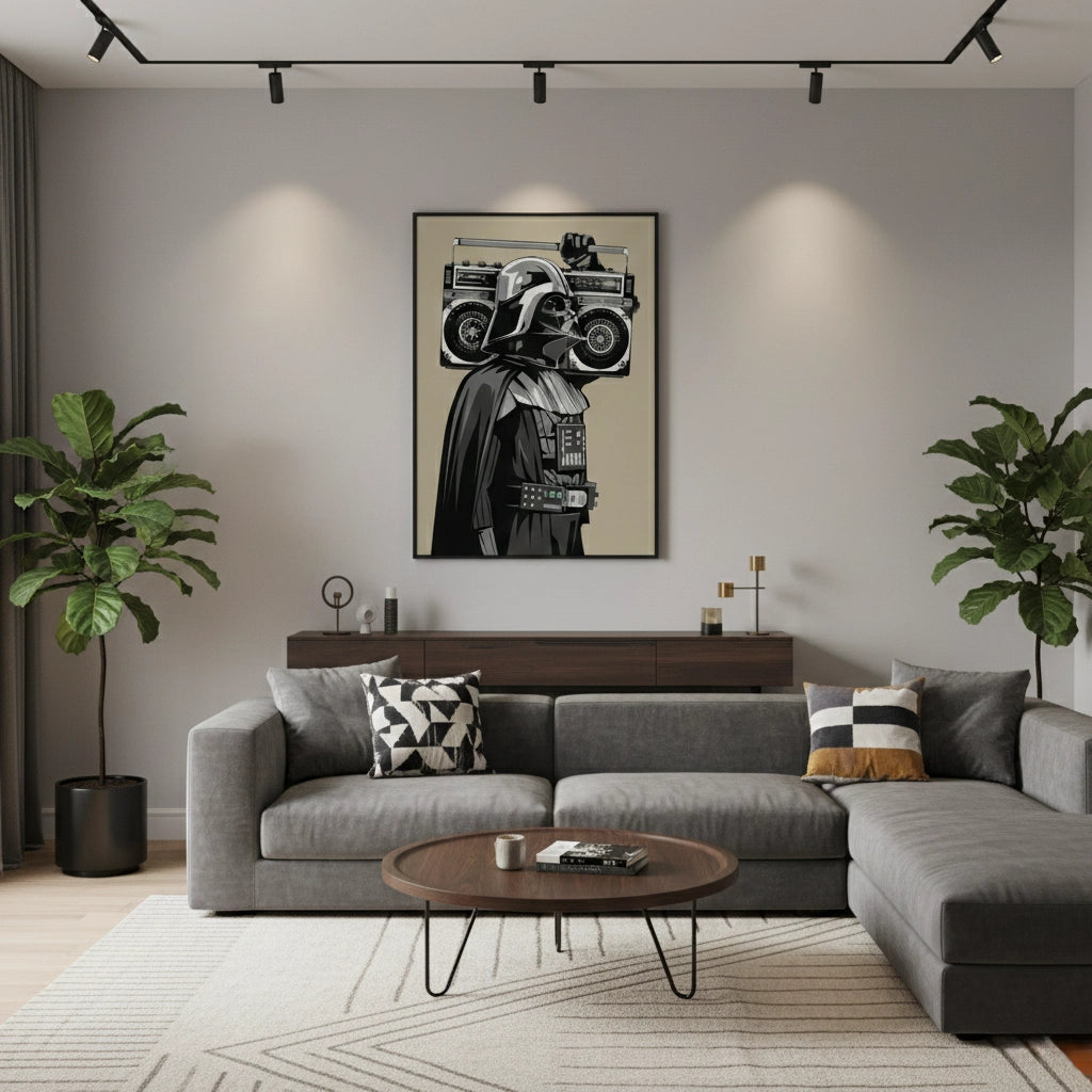 2Darth Vader Boombox - Canvas