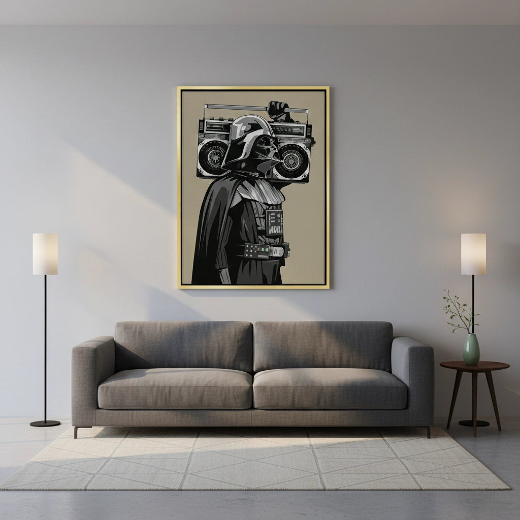 2Darth Vader Boombox - Canvas