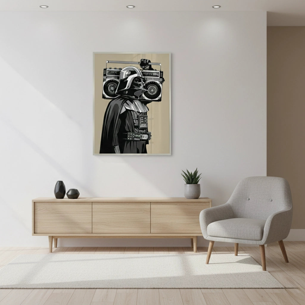 2Darth Vader Boombox - Fine Art