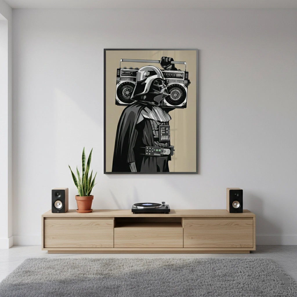 2Darth Vader Boombox - Fine Art