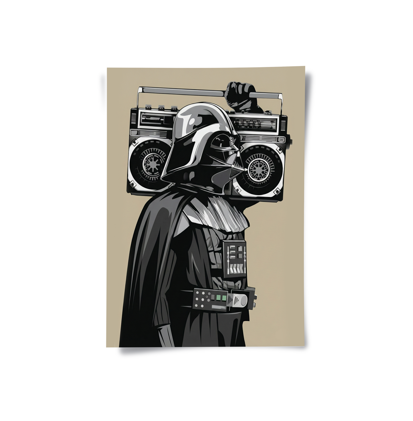2Darth Vader Boombox - Poster