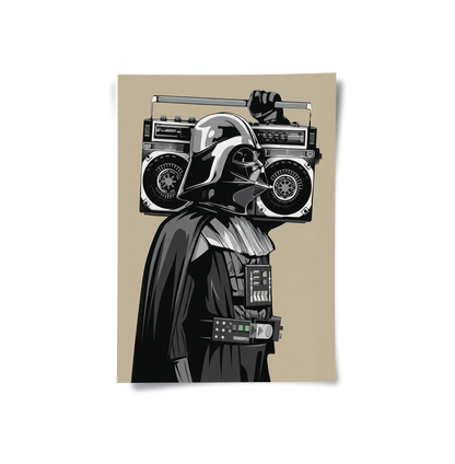 Darth Vader Boombox - Poster