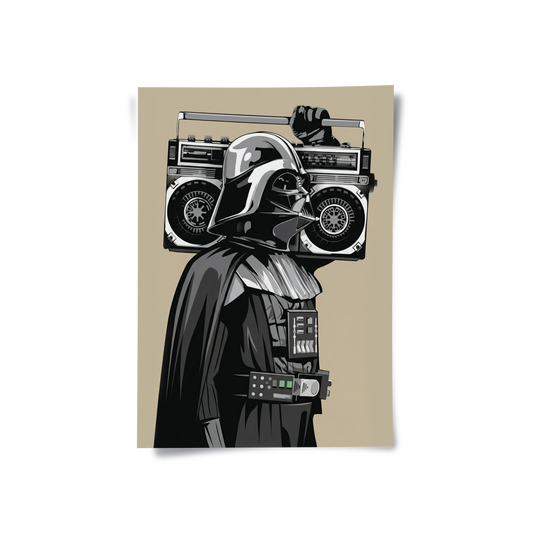 Darth Vader Boombox - Poster