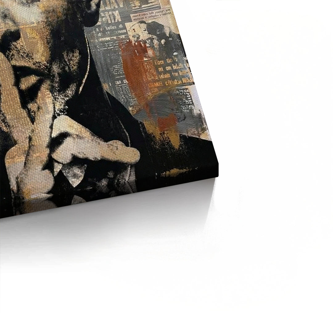 2David Bowie Urban Pop Art - Canvas