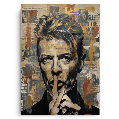 David Bowie Urban Pop Art - Canvas