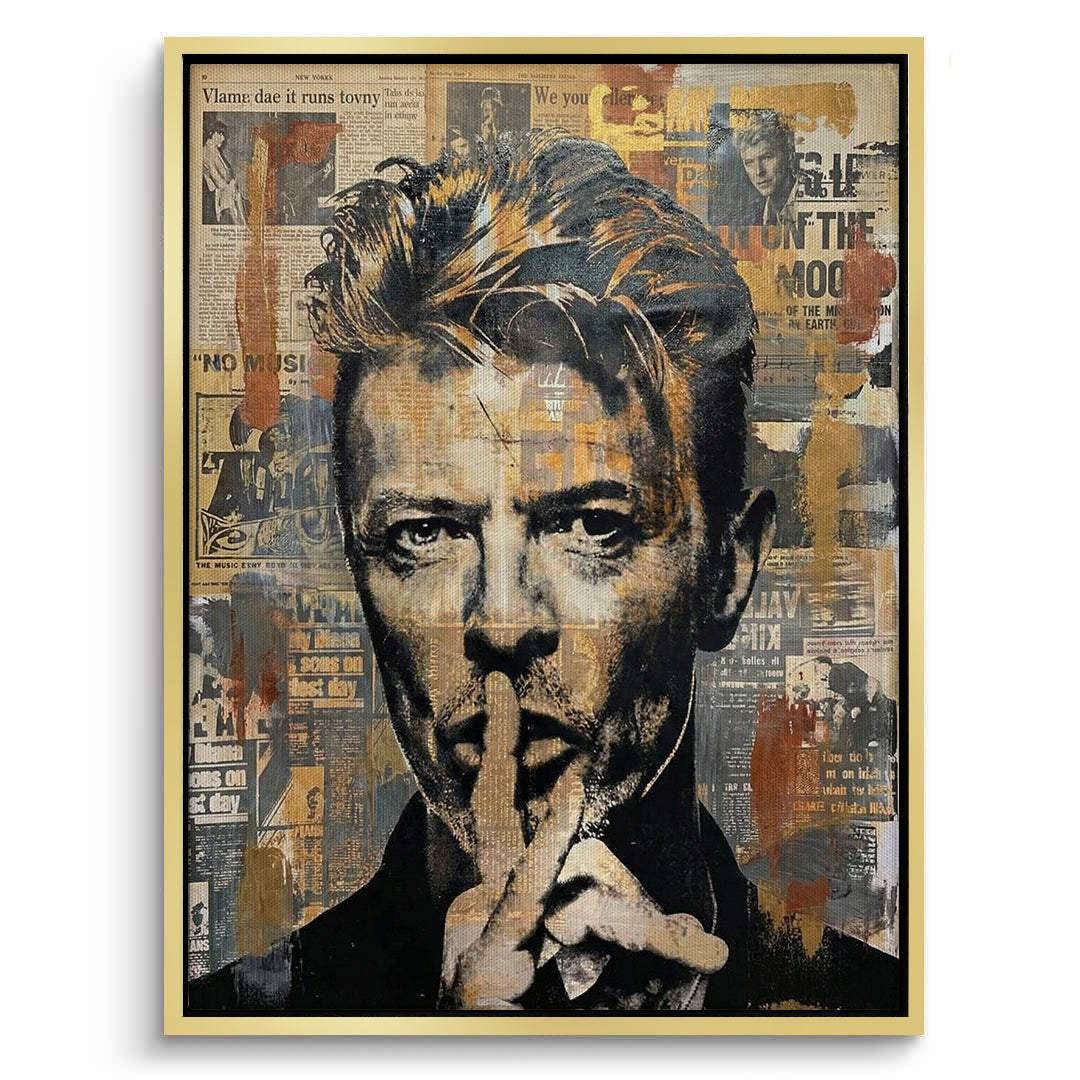 2David Bowie Urban Pop Art - Canvas