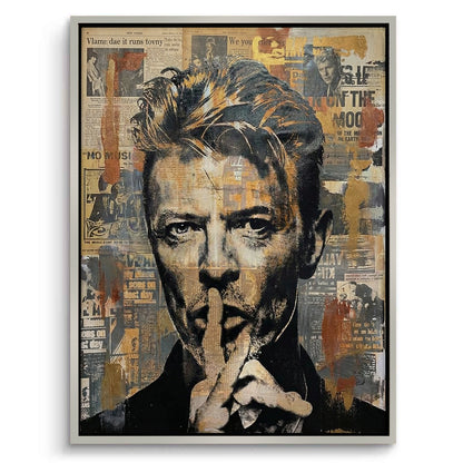 David Bowie Urban Pop Art - Canvas