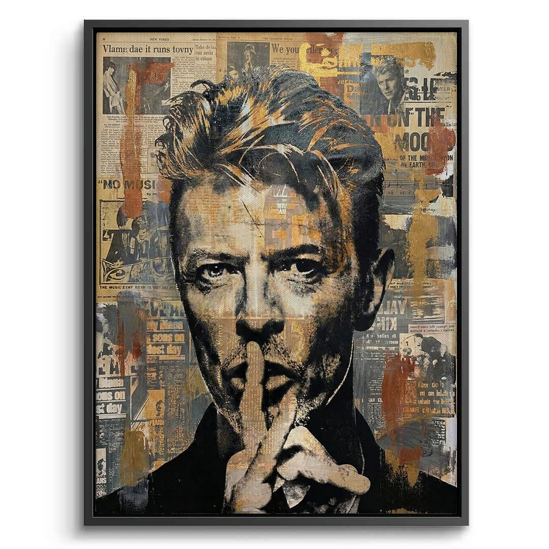 2David Bowie Urban Pop Art - Canvas