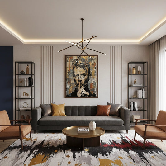 David Bowie Urban Pop Art - Canvas