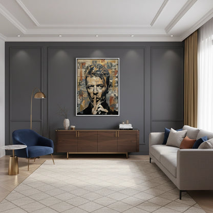 David Bowie Urban Pop Art - Canvas