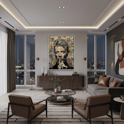 David Bowie Urban Pop Art - Canvas