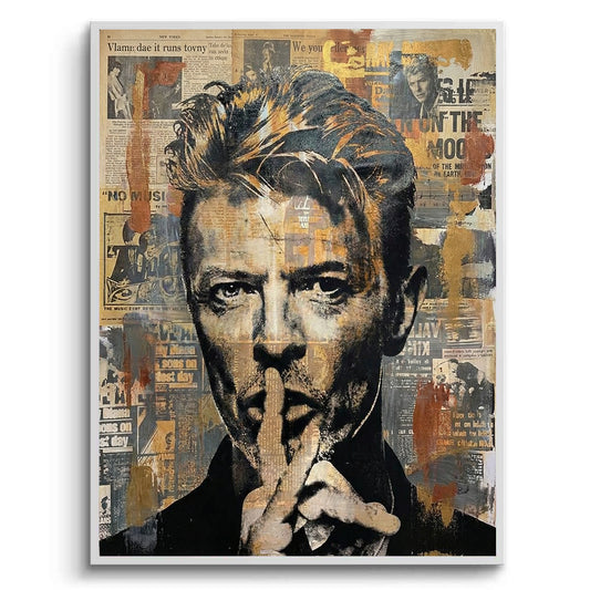 David Bowie Urban Pop Art - Fine Art