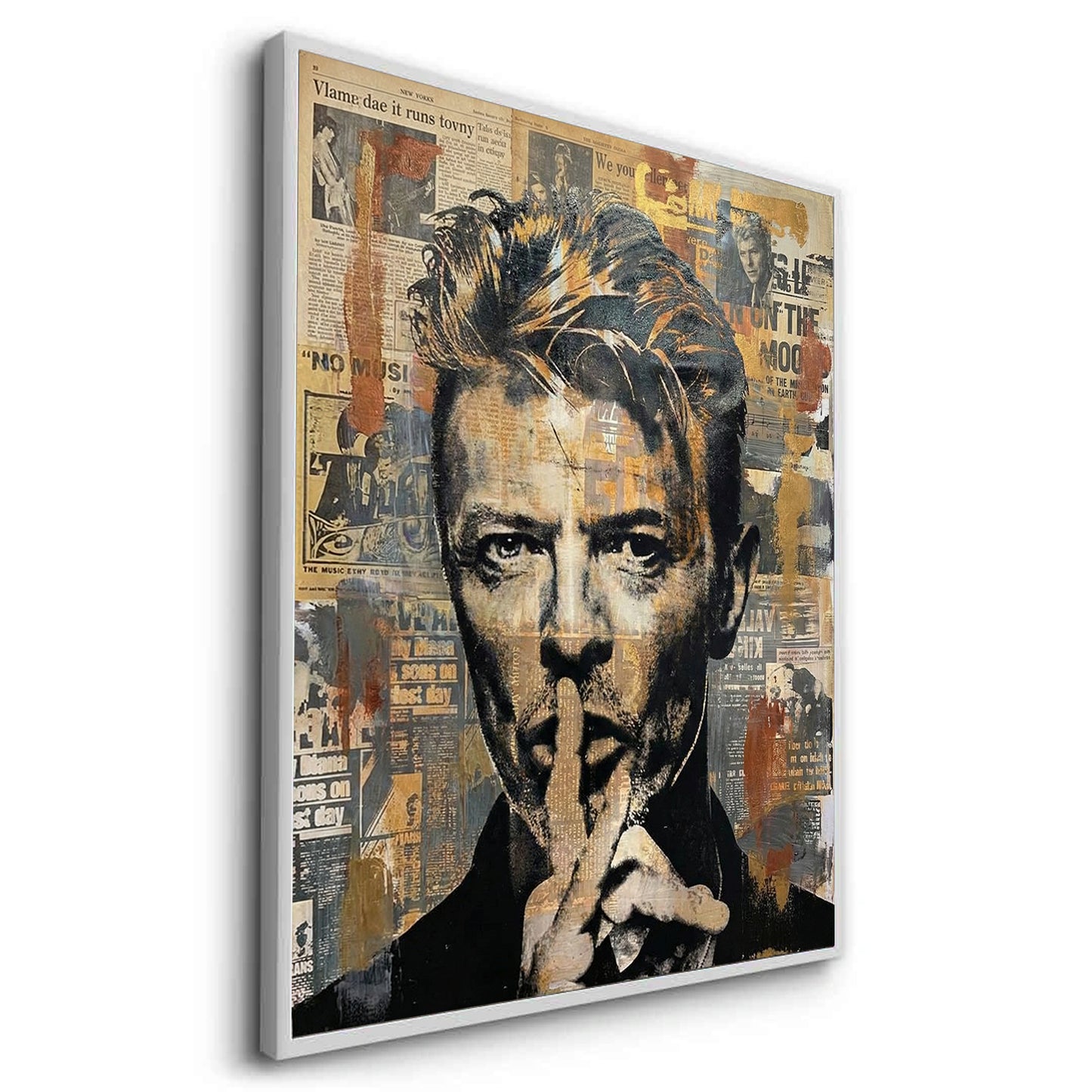 2David Bowie Urban Pop Art - Fine Art