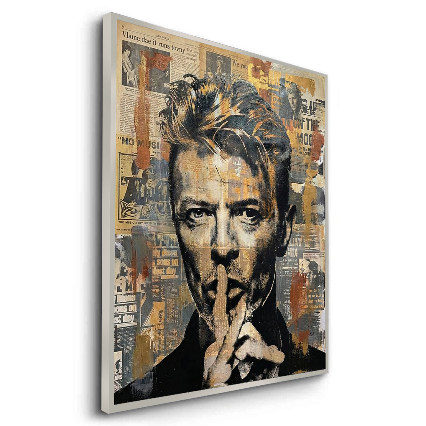 2David Bowie Urban Pop Art - Fine Art