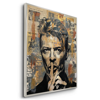 David Bowie Urban Pop Art - Fine Art