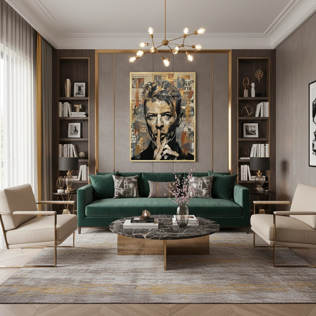 2David Bowie Urban Pop Art - Fine Art
