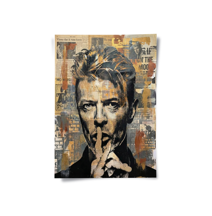 David Bowie Urban Pop Art - Poster