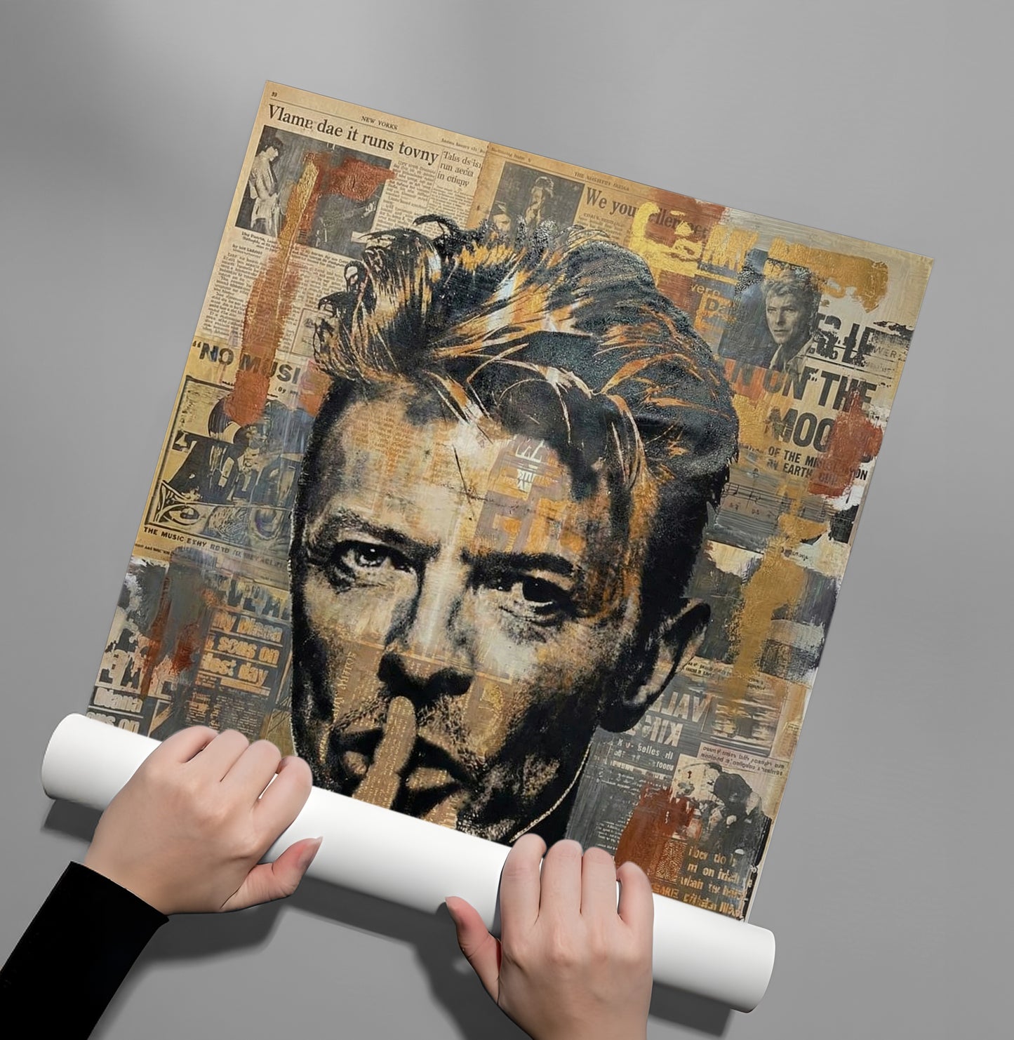 2David Bowie Urban Pop Art - Poster