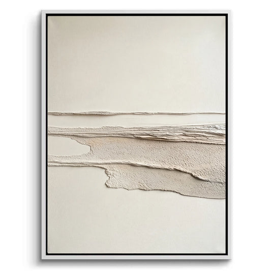 Desert Silence canvas painting, minimalist desert-inspired artwork, premium UAE interiors