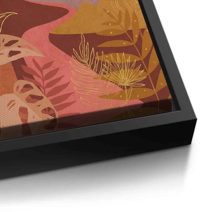 Desert Sunset Landscape - Canvas