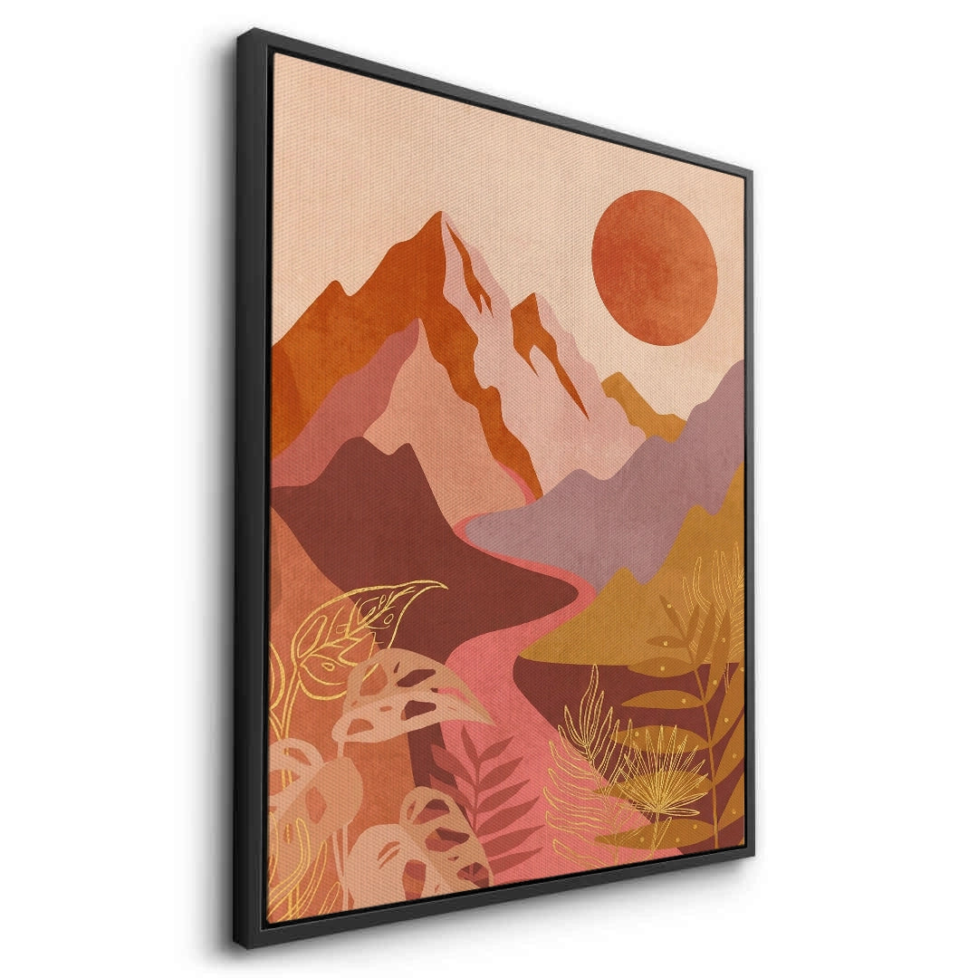 2Desert Sunset Landscape - Canvas