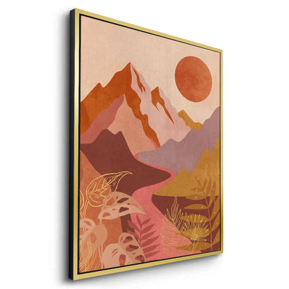 Desert Sunset Landscape - Canvas