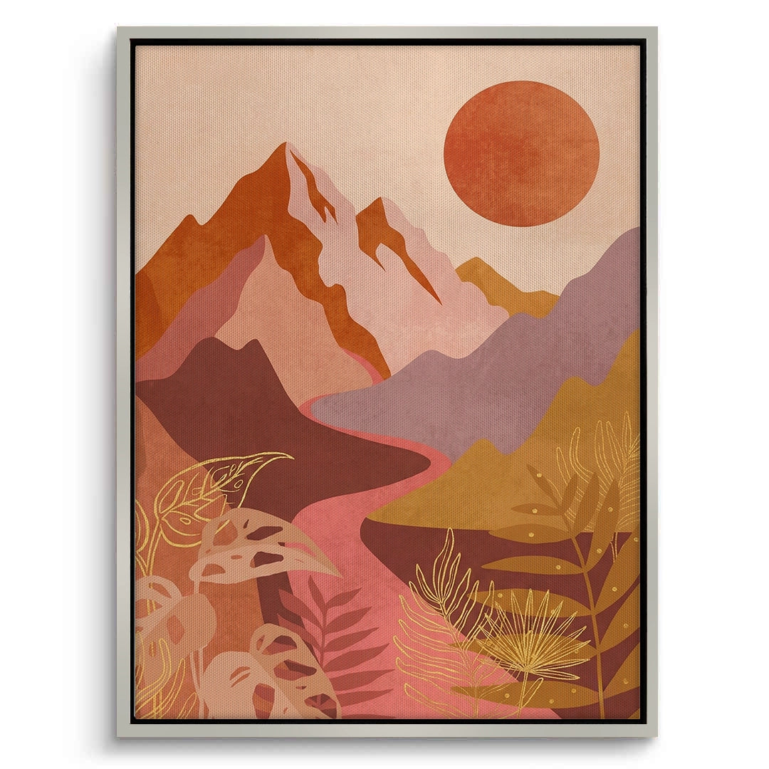 2Desert Sunset Landscape - Canvas