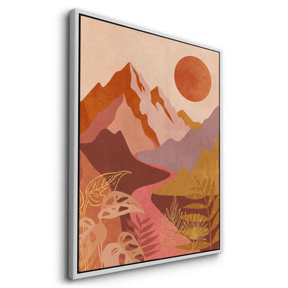 Desert Sunset Landscape - Canvas