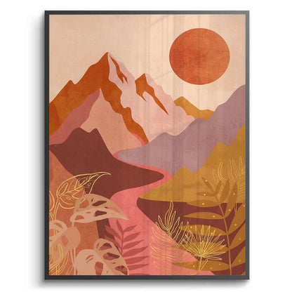 Desert Sunset Landscape - Fine Art