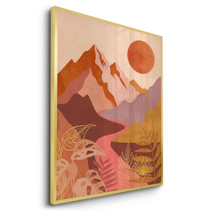 Desert Sunset Landscape - Fine Art