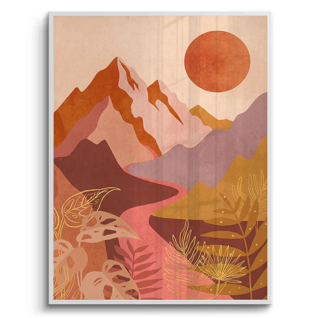 2Desert Sunset Landscape - Fine Art