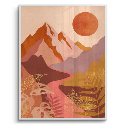 Desert Sunset Landscape - Fine Art