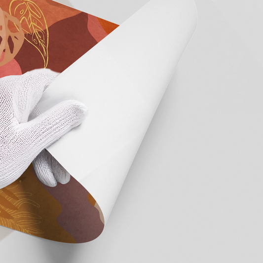 Desert Sunset Landscape - Poster