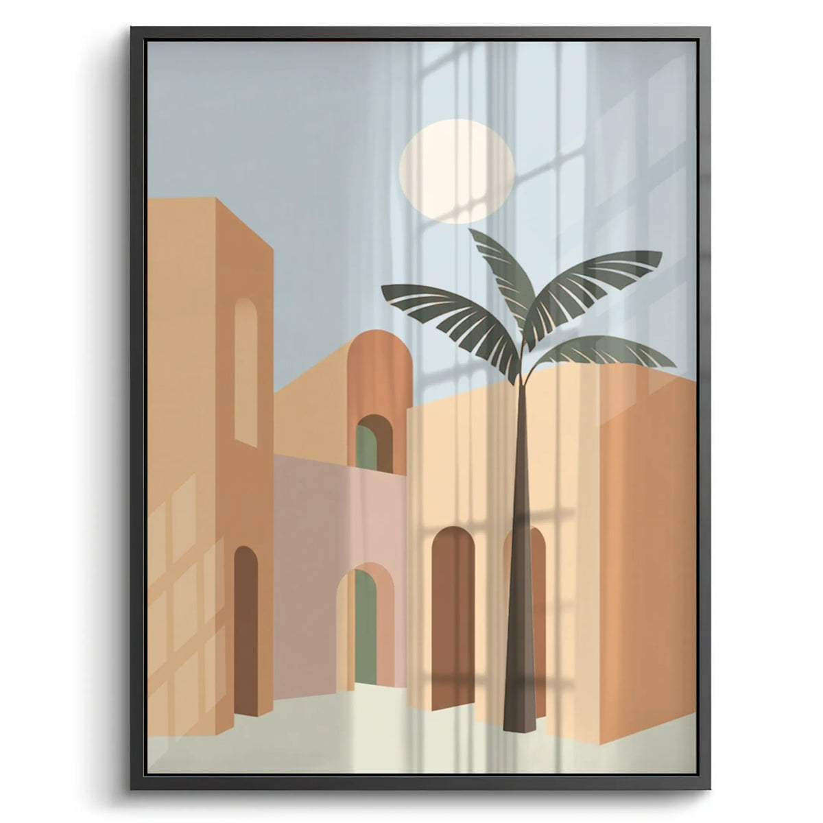 desertscape - Acrylic - Jasmineart.ae