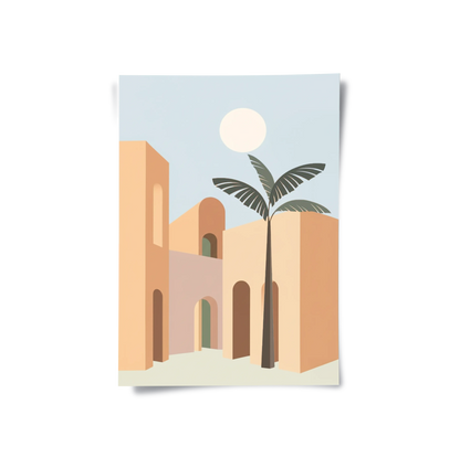 desertscape - Poster