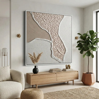 Dimpled Neutral Impasto #DNI384