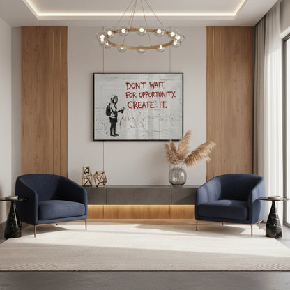 Don_t Wait for Opportunity Create It - Fine Art