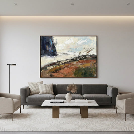 Dramatic Coastal Impasto Painting #DCIM110