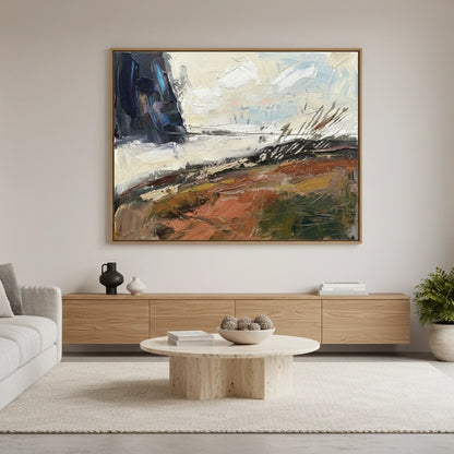 Dramatic Coastal Impasto Painting #DCIM110