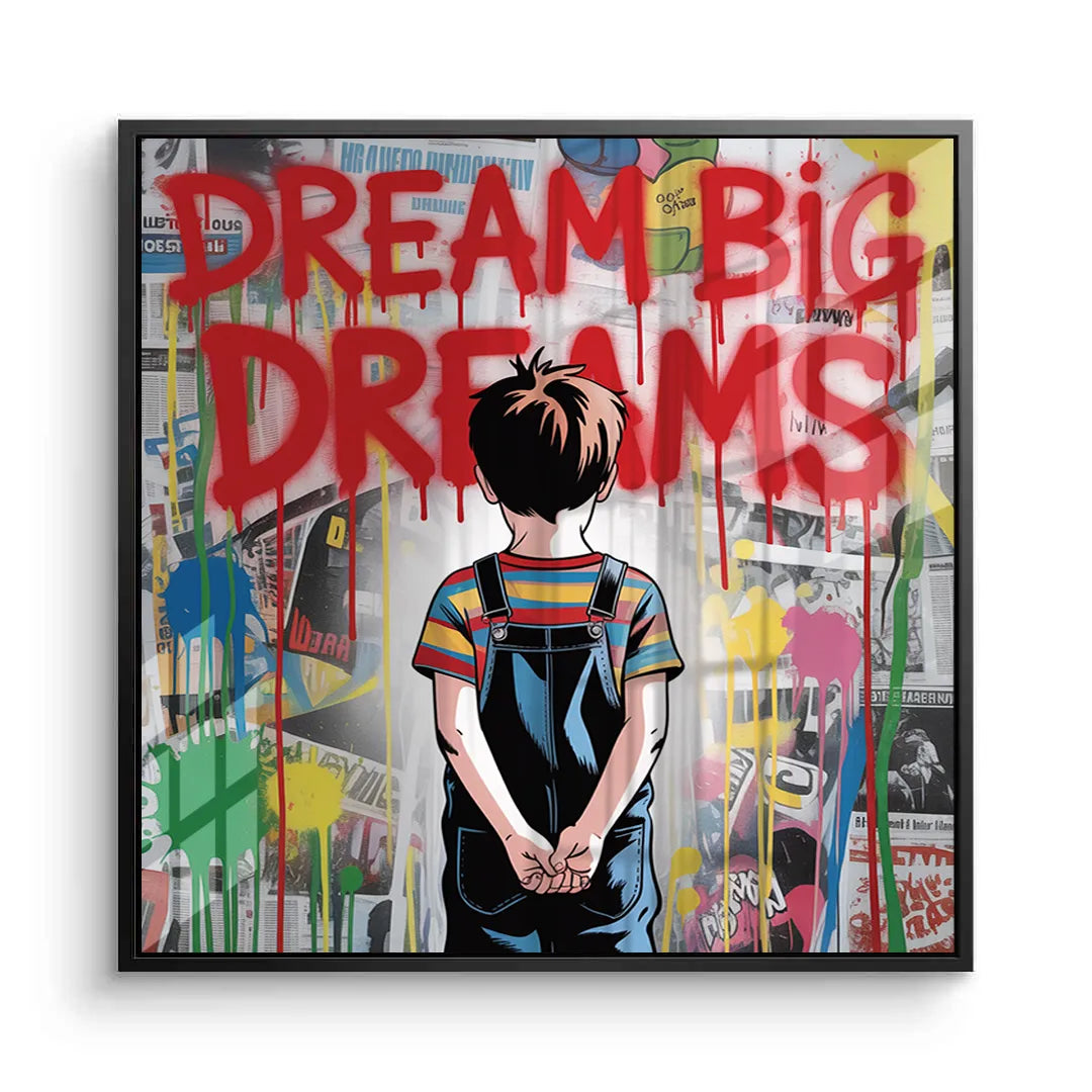 Dream Big Dreams - Acrylic - Jasmineart.ae