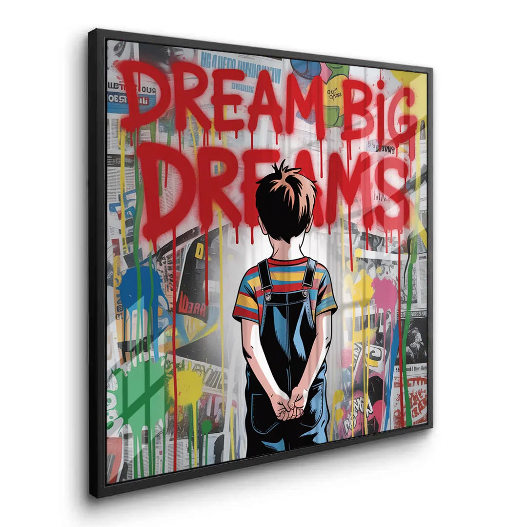Dream Big Dreams - Acrylic - Jasmineart.ae